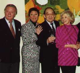 Fred mit Caterina Valente, Paul Kuhn und Bibi Johns (2002)